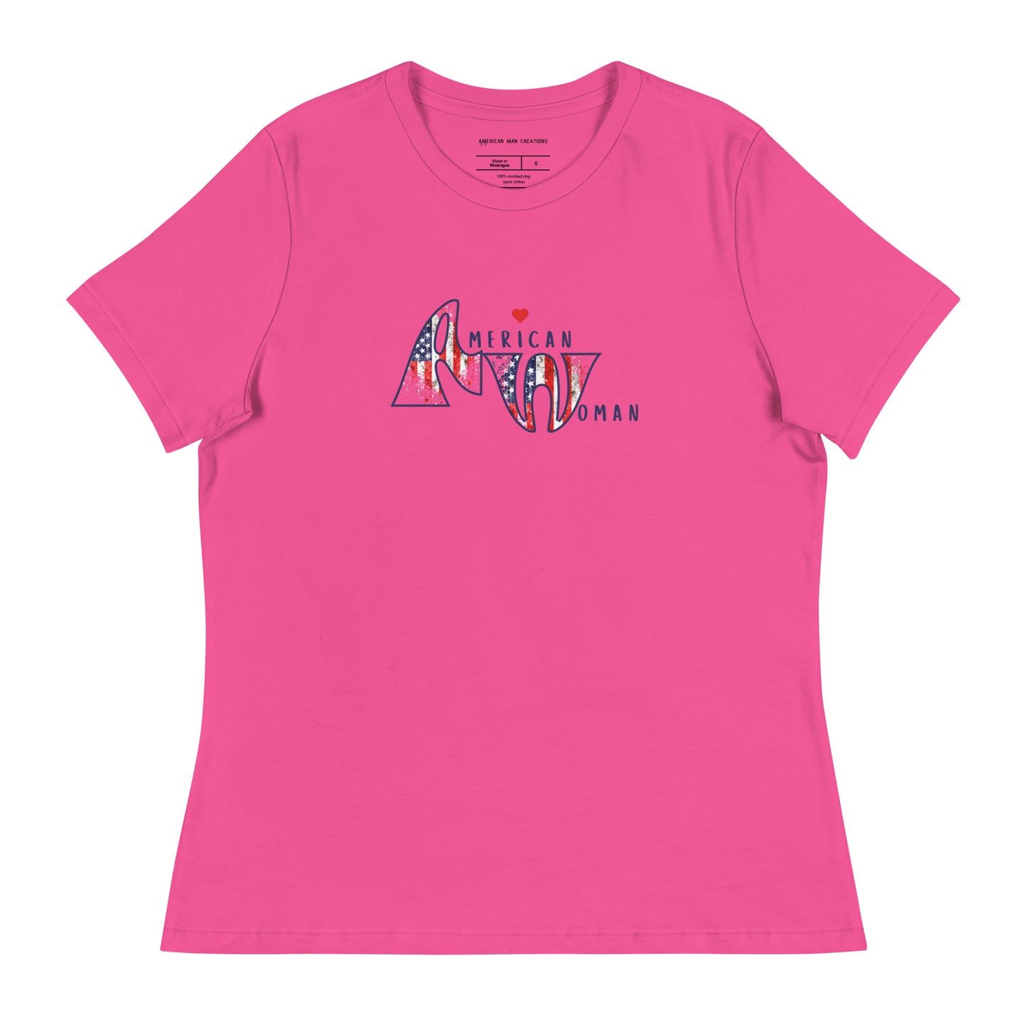 Women's Relaxed T-Shirt- American Woman T-shirt