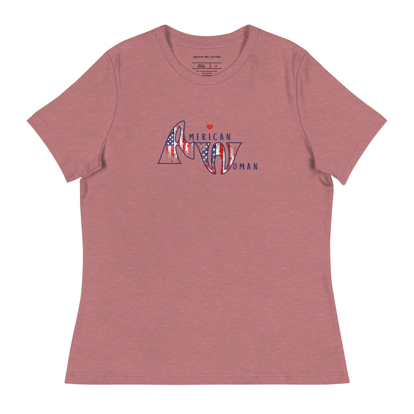 Women's Relaxed T-Shirt- American Woman T-shirt